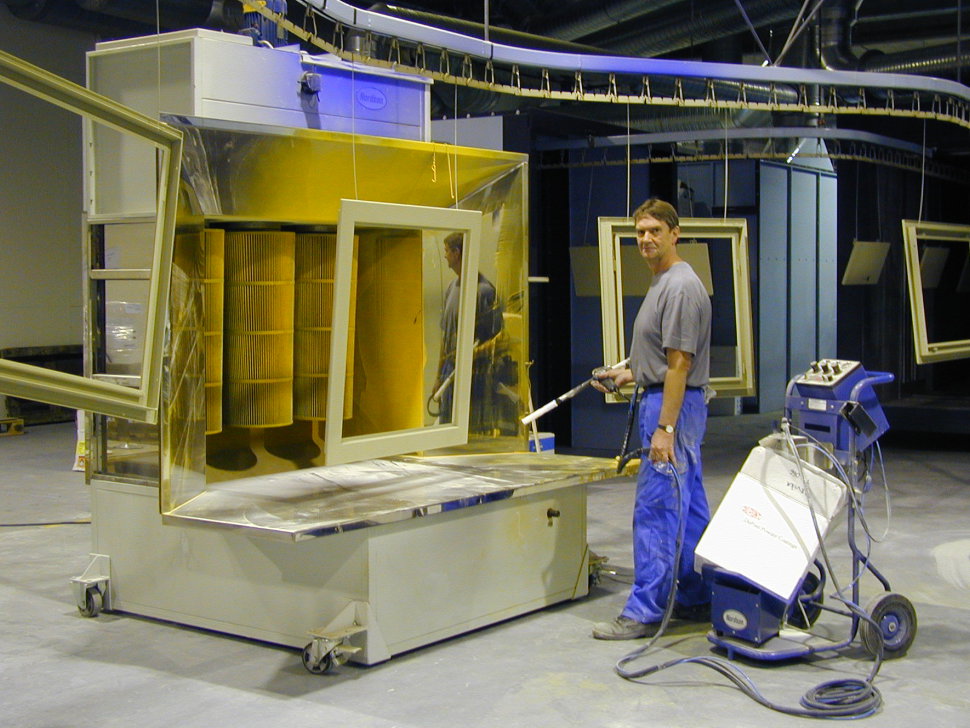 MicroMax — камеры для ручного порошкового напыления